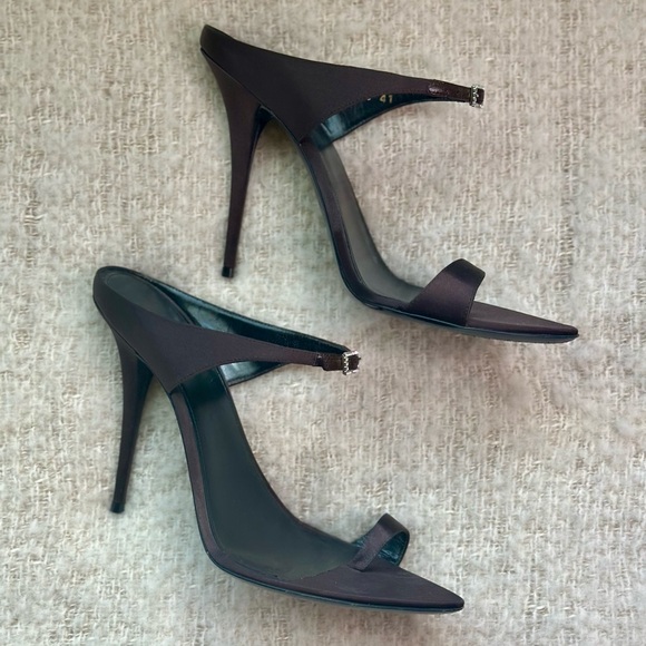 Saint Laurent Dive Open Toe Mules - Picture 4 of 12